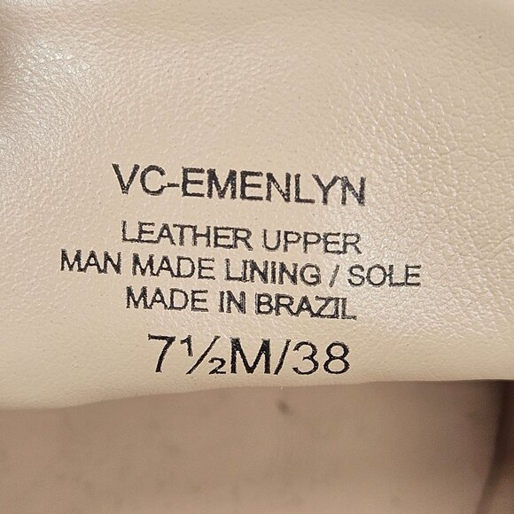 Vince Camuto Women’s Black Loafers 7.5 M/38 Square Toe Minimalist Quiet Luxury - Picture 11 of 12